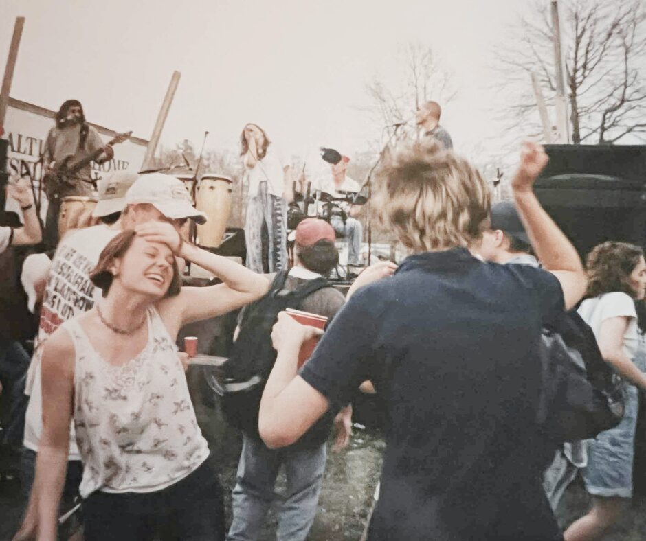 1990s music festival at an East Coast college in 1996.