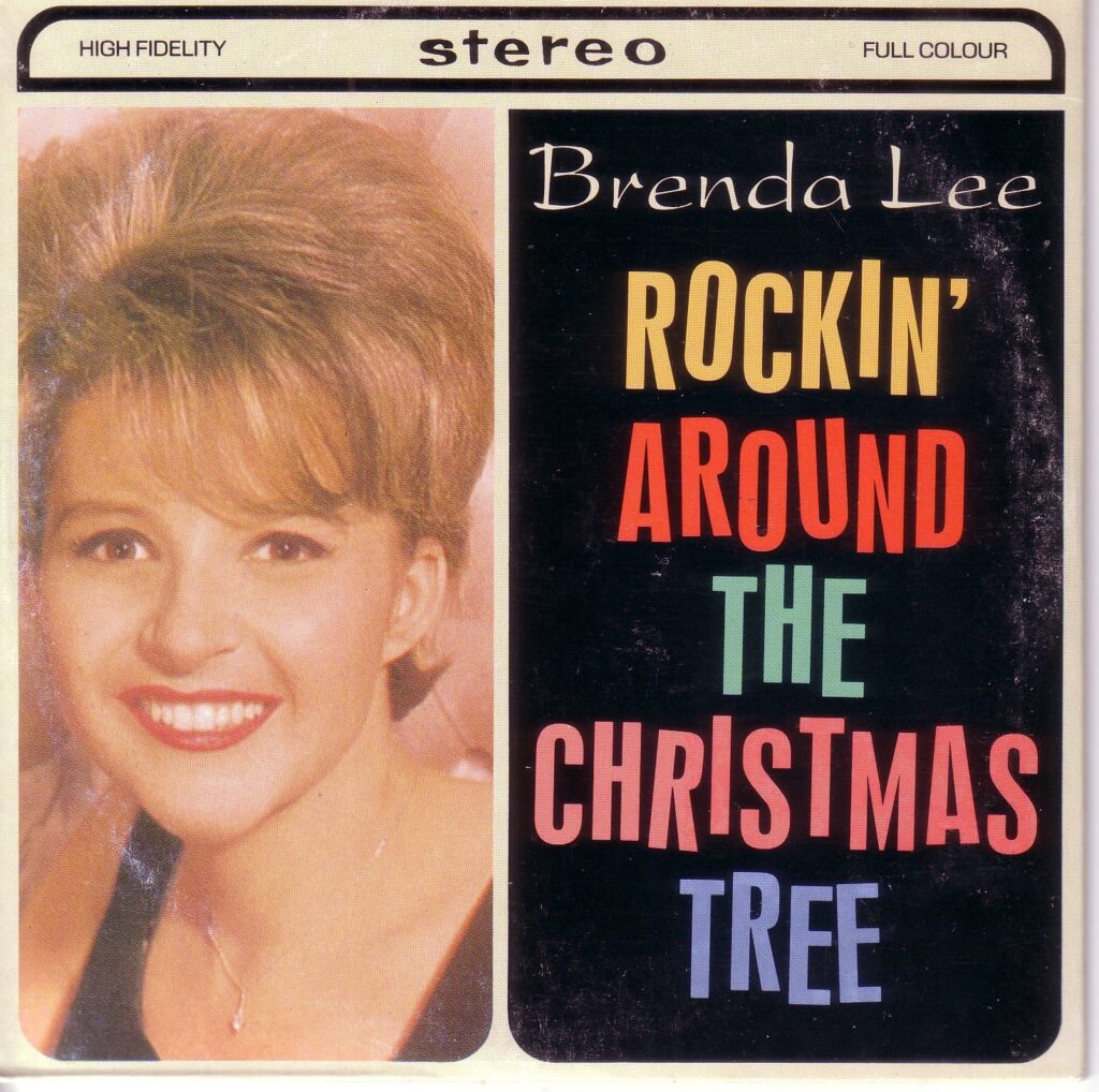 Branda Lee "Rockin' Around the Christmas Tree" CD cover